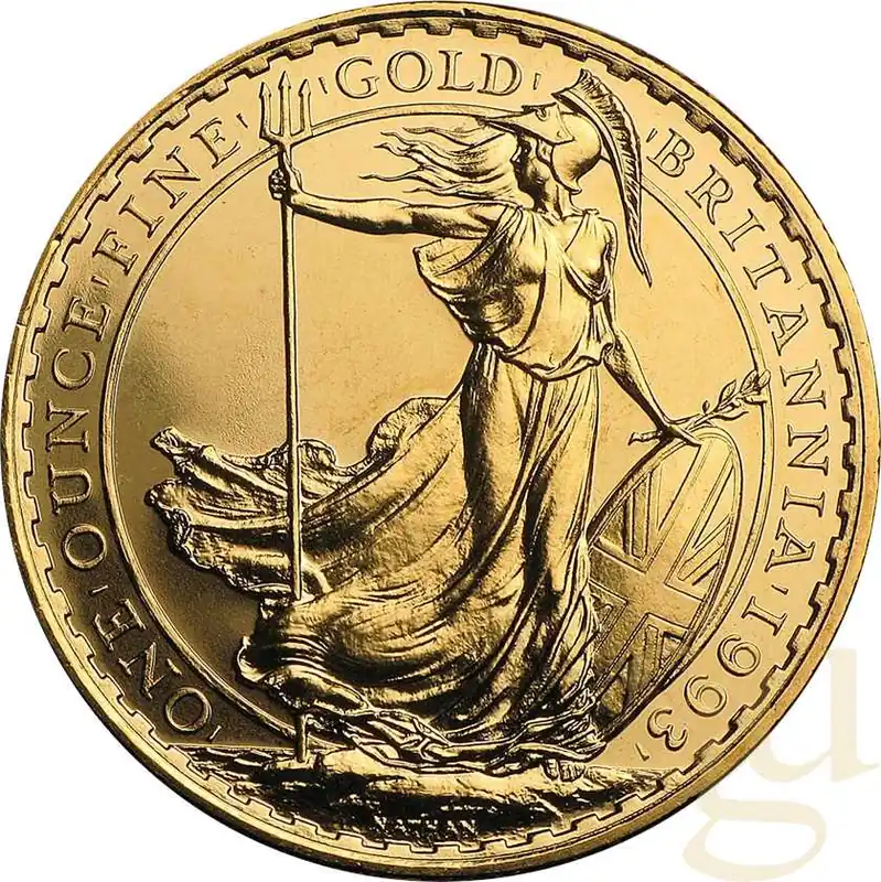 1 Unze Goldmünze Britannia 1993 Original