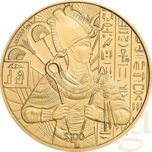 Kostenfreie Lieferung 1 Unze Goldmünze Sierra Leone Ägyptische Götter - Osiris 2023