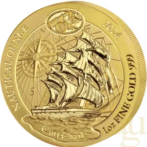 Im Trend 1 Unze Goldmünze Ruanda Nautical Serie - Cutty Sark 2024