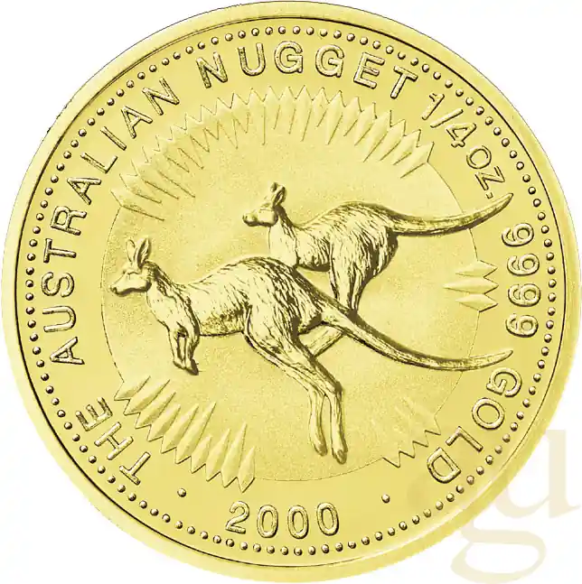 Highlight 1/10 Unze Goldmünze Australien Känguru 2000