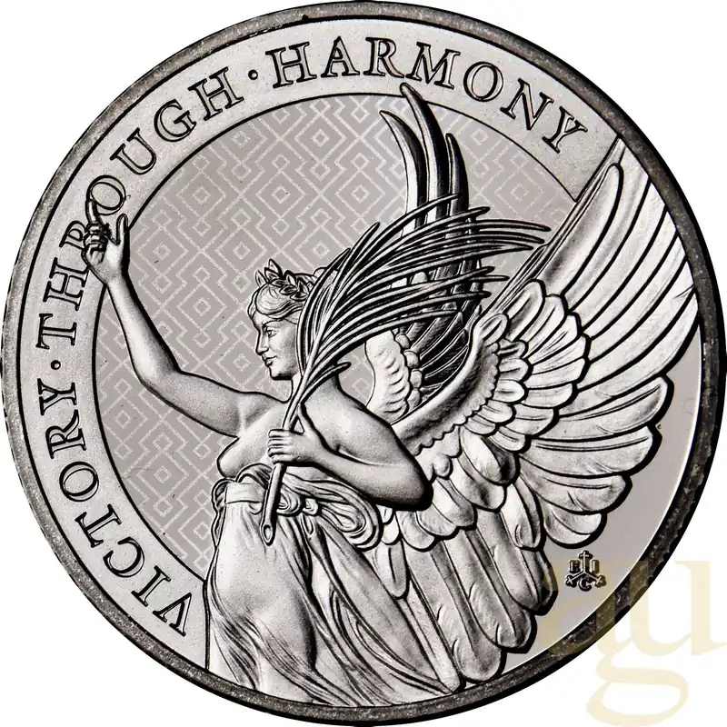 1 Unze Platinmünze St. Helena - The Queen´s Virtues - Victory 2021 Top-Angebot