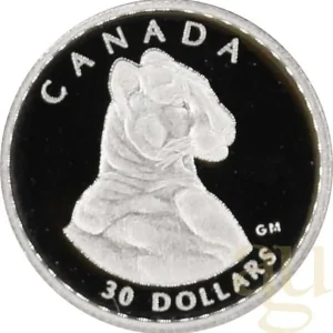 1/10 Unze Platinmünze Kanada Puma 1992 Neu Im Sortiment