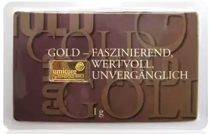 2,5 Gramm Goldbarren Faszination Geld-Zurück-Garantie