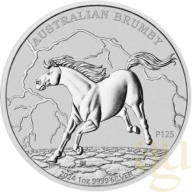 1 Unze Silbermünze Australien Brumby 2024 Jetzt Zugreifen