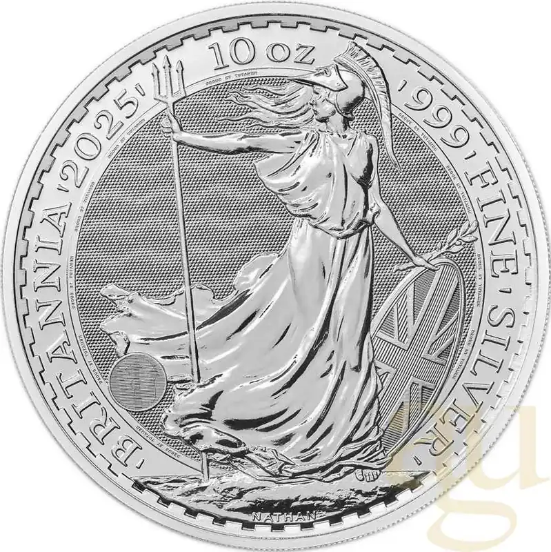 10 Unzen Silbermünze Britannia 2025 Preisreduziert