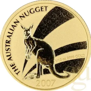 1/10 Unze Goldmünze Australien Känguru 2007 Weltweiter Versand