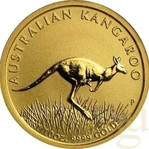 Markenprodukt 1/10 Unze Goldmünze Australien Känguru 2008