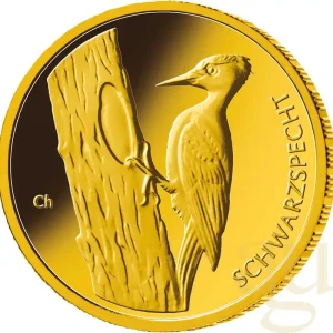 20 Euro Goldmünze Heimische Vögel - Schwarzspecht 2021 (G) Ausverkauf