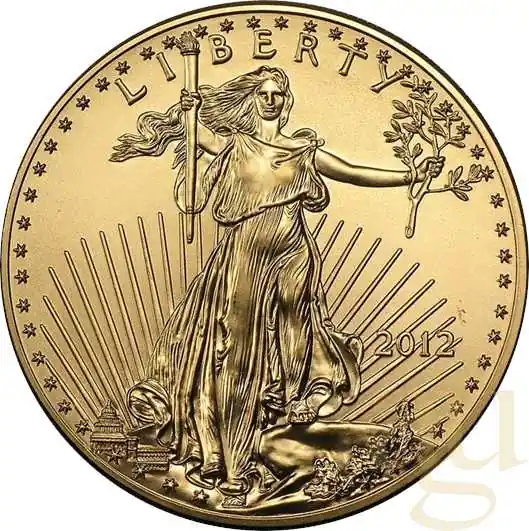 1 Unze Goldmünze American Eagle 2012 Versand Am Gleichen Tag