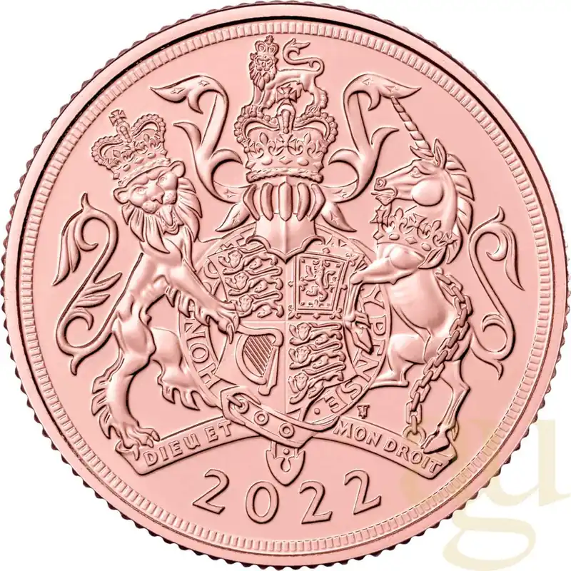 Neue Kollektion 1 Pfund Goldmünze Sovereign Elisabeth 2022