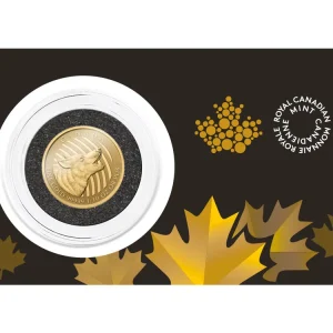 1/10 Unze Goldmünze Call of the Wild - Howling Wolf 2015 Abverkauf