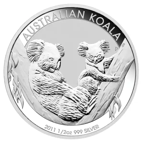 1/2 Unze Silbermünze Australien Koala 2011 Beliebt