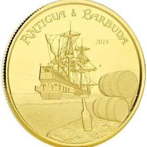 1 Unze Goldmünze EC8 Antigua & Barbuda - Rum Runner 2018 Schneller Versand