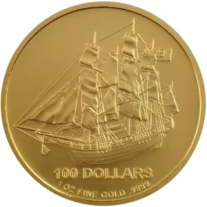 1/10 Unze Goldmünze Cook Islands Bounty Preiswert