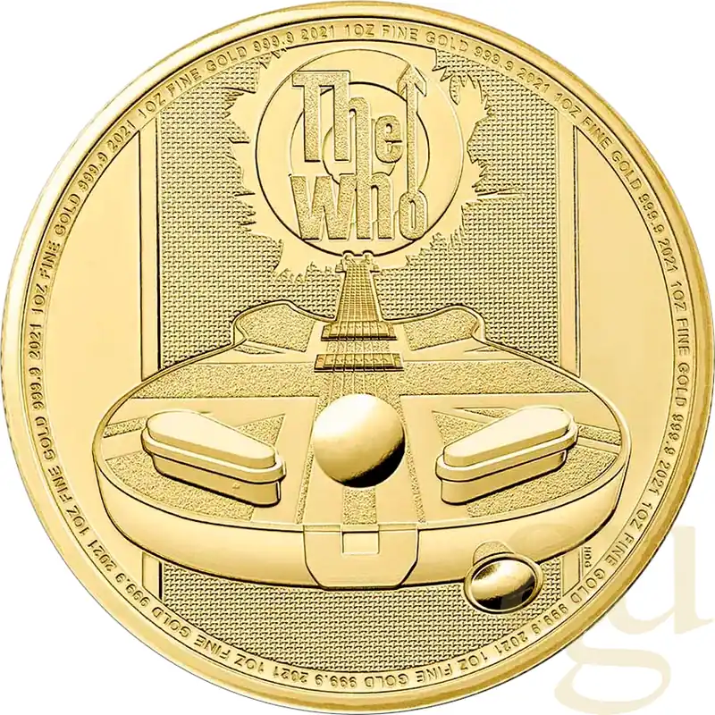 Zertifiziert 1 Unze Goldmünze Music Legends - The Who 2021