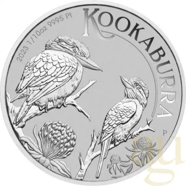 1/10 Unze Platinmünze Australien Kookaburra 2023 Echt