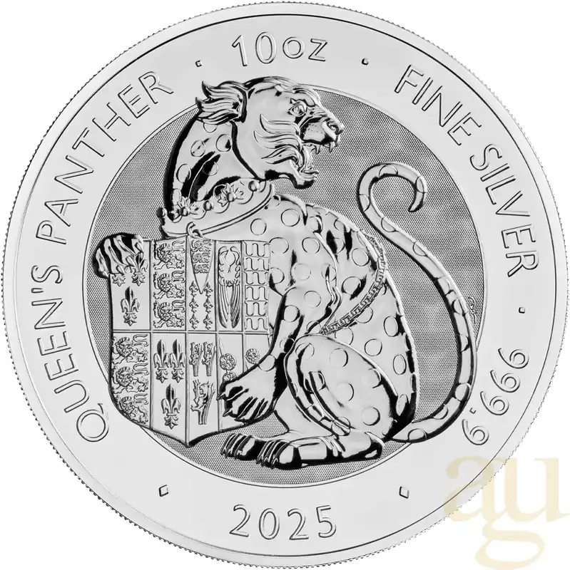 Limited Edition 10 Unzen Silbermünze Tudor Beasts Queen´s Panther 2025