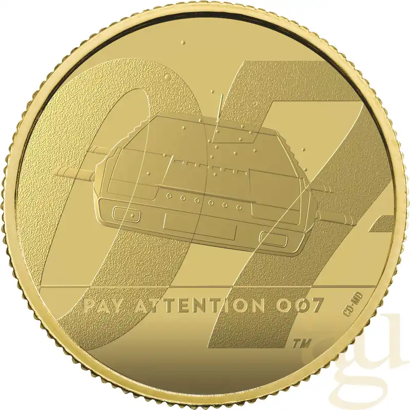 1/4 Unze Goldmünze Großbritannien James Bond 007 Pay Attention - 2020 polierte Platte Preisknaller
