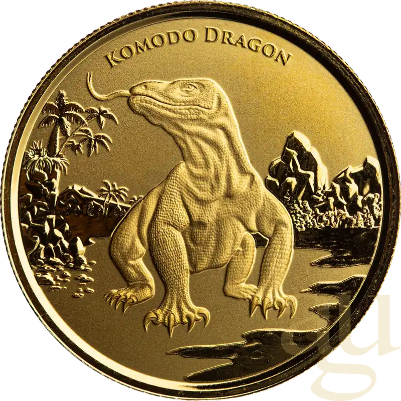 1 Unze Goldmünze Tokelau Komodo Dragon 2022 Versand Am Gleichen Tag
