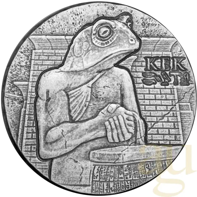 Meistverkauft 5 Unzen Silbermünze Republic of Tschad Kek 2022