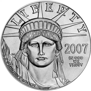 1 Unze Platinmünze American Eagle - differenzbesteuert Direktkauf