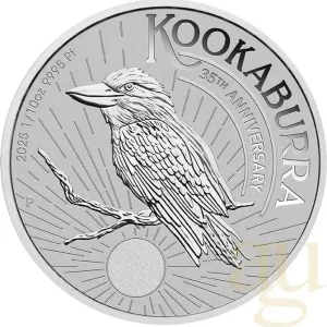 Top-Angebot 1/10 Unze Platinmünze Australien Kookaburra 2025