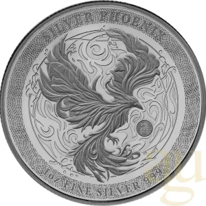 Echt 1/2 Unze Silbermünze Niue Phoenix 2025