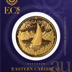 Versand Am Gleichen Tag 1 Unze Goldmünze EC8 Anguilla - Regatta 2024