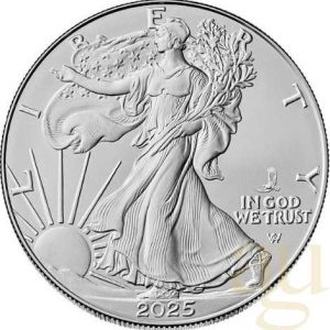 1 Unze Silbermünze American Eagle 2025 - Privy Mark Geld-Zurück-Garantie