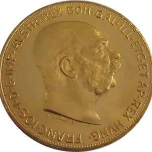 Geld-Zurück-Garantie 100 Kronen Goldmünze Österreich