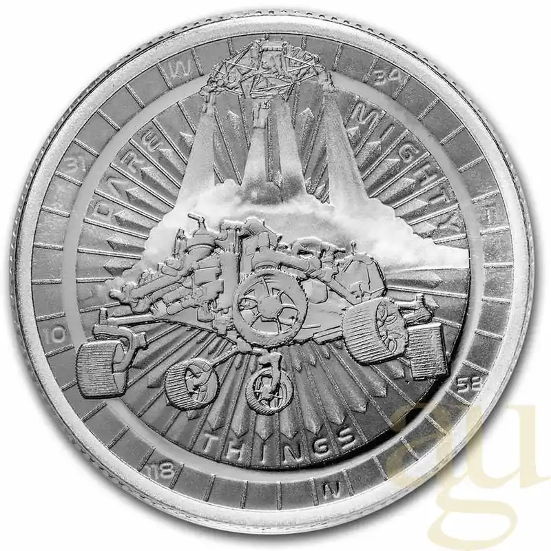 Direkt Vom Hersteller 1 Unze Silbermünze Niue Perseverance Mars Rover 2021