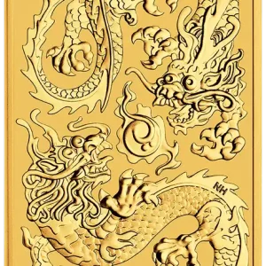 1 Unze Goldmünze Perth Mint - Rectangular Dragon 2020 Heute Kaufen