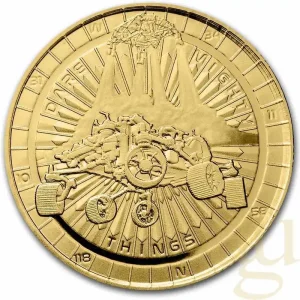 Markenprodukt 1 Unze Goldmünze Niue Perseverance Mars Rover 2021