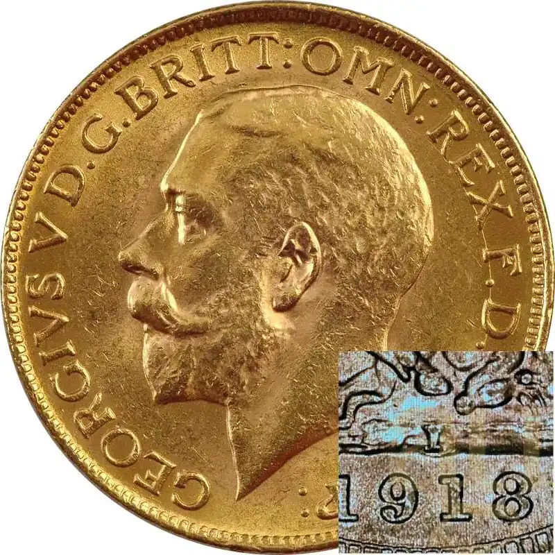 1 Pfund Goldmünze Sovereign Georg V - Indien (I) Großhandel