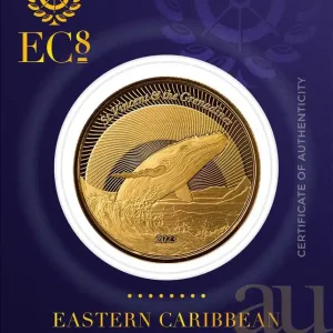 1 Unze Goldmünze EC8 St. Vincent & The Grenadines - Humpback Whale 2023 Bestseller