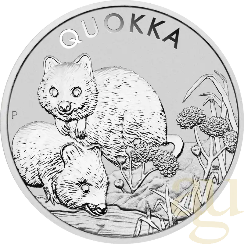 1 Unze Silbermünze Australien Quokka 2022 Neue Ware