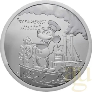 1 Unze Silbermünze Fiji Mickey Mouse - Steamboat Willie 2024 Knallerangebot