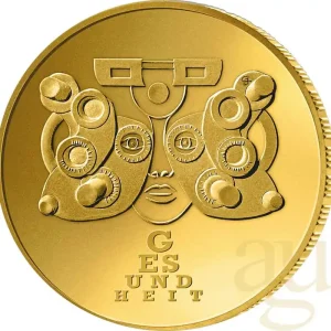 Kostenloser Rückversand 50 Euro Goldmünze Deutsches Handwerk - Gesundheit 2025 (G)