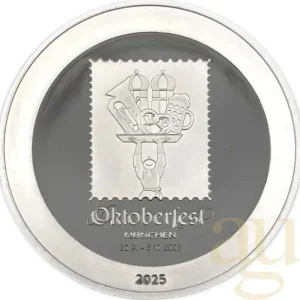 1 Unze Silbermünze Bayern - Oktoberfest 2025 Zertifiziert