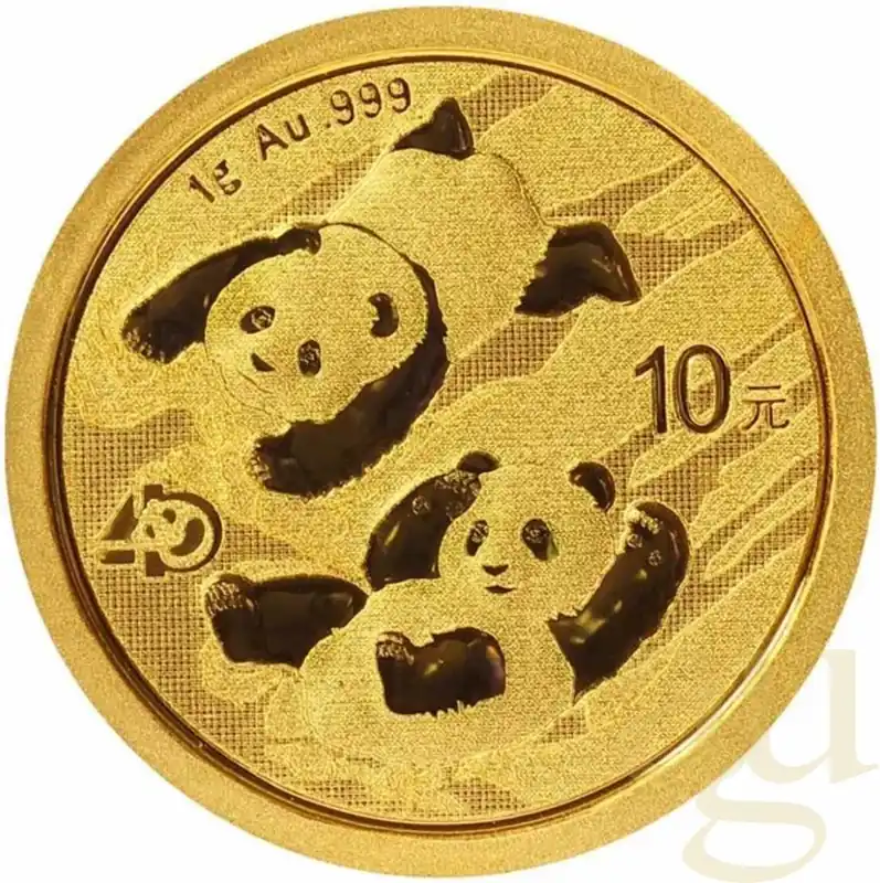 1 Gramm Goldmünze China Panda 2022 Limited Edition
