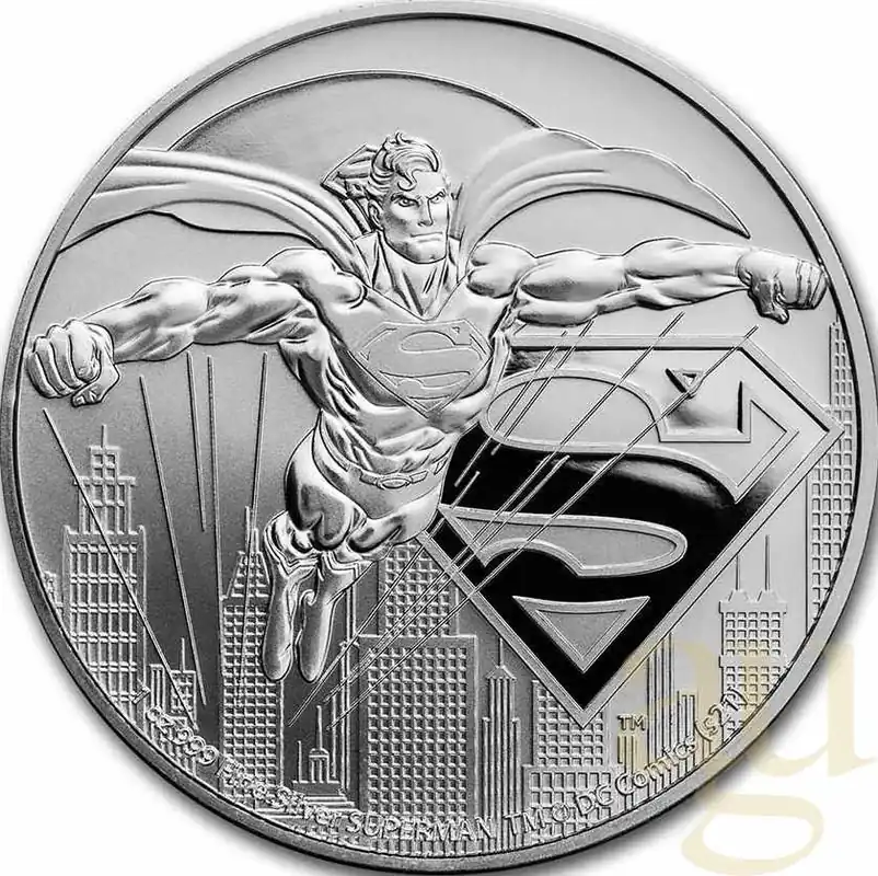 1 Unze Silbermünze Niue - DC Comics Superman 2021 Preisknaller