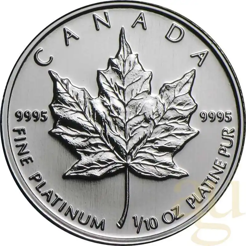 1/10 Unze Platinmünze Maple Leaf Sonderaktion