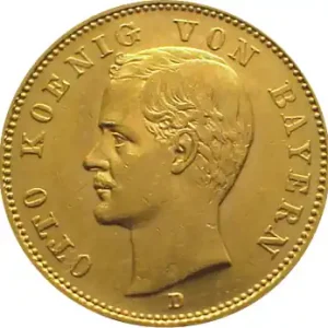 Letzte Chance 20 Mark Goldmünze Otto König von Bayern