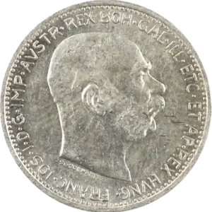1 Krone Silbermünze Österreich - Ungarn Mengenrabatt