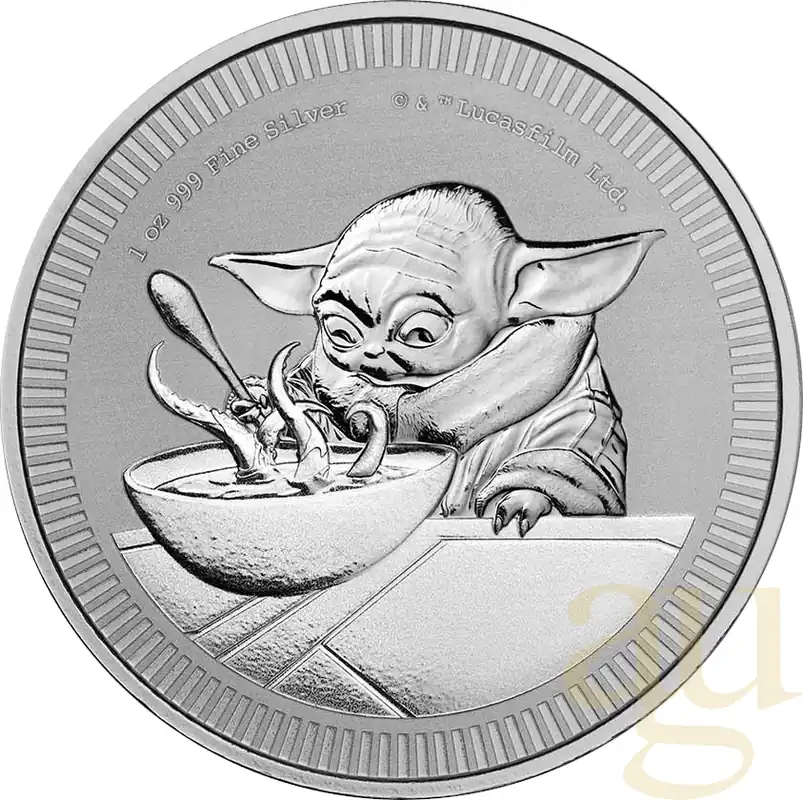 1 Unze Silbermünze Niue Star Wars - Grogu "Baby Yoda" 2022 Online Kaufen
