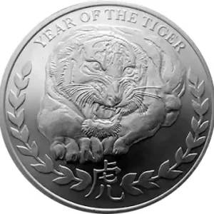 Geld-Zurück-Garantie 1 Unze Silbermünze Somaliland Tiger 2010