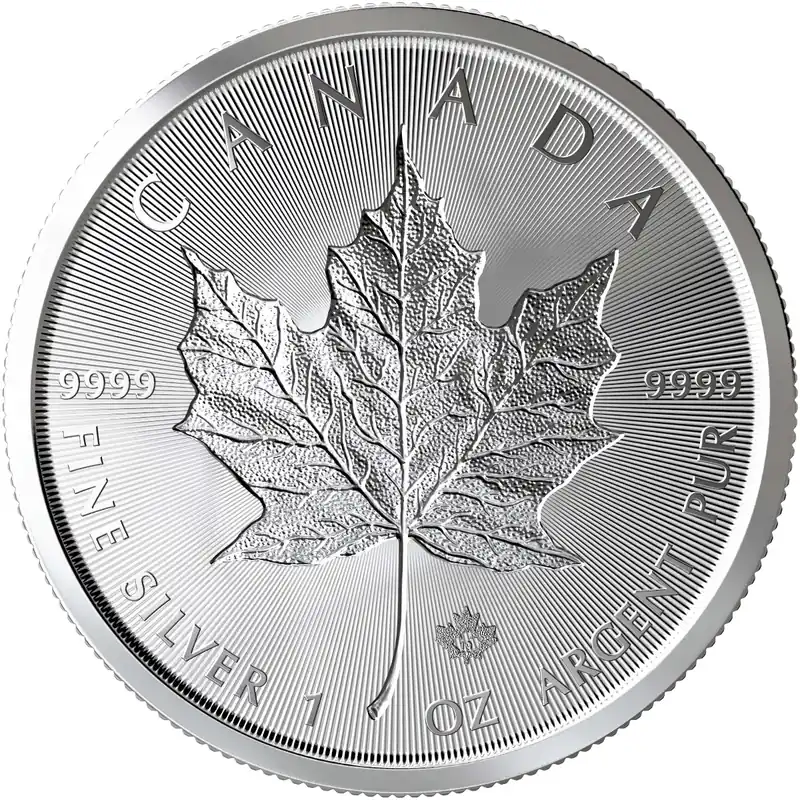Wochenendangebot 1 Unze Silbermünze Maple Leaf Incuse 2019