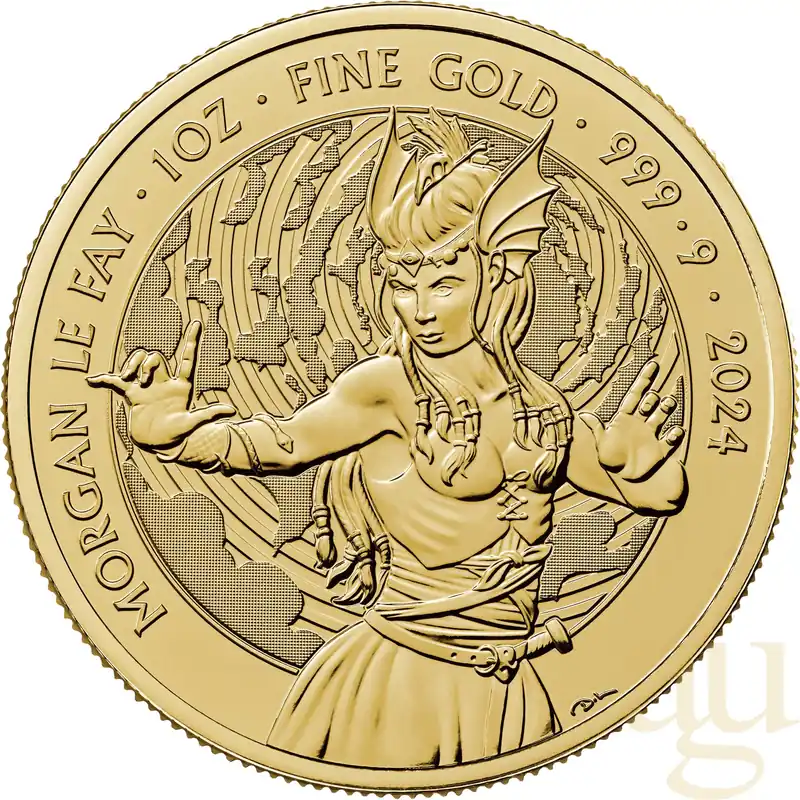 Direktkauf 1 Unze Goldmünze Myths and Legends - Morgan Le Fay 2024