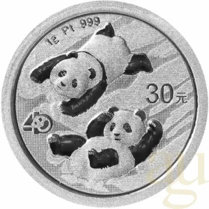 Sofort Bestellen 1 Gramm Platinmünze China Panda 2022