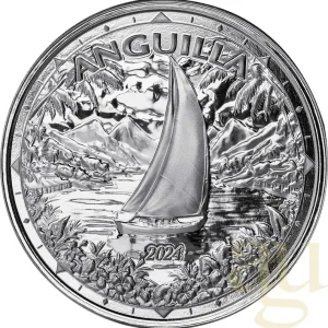 Exklusiv 1 Unze Silbermünze EC8 Anguilla - Regatta 2024